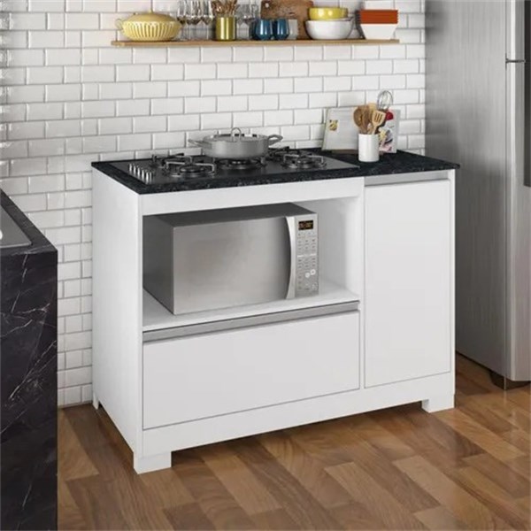  BALCAO COOKTOP NOTAVEL NT 3050 1 PT 1 GAVETAO NT3050 BRANCO