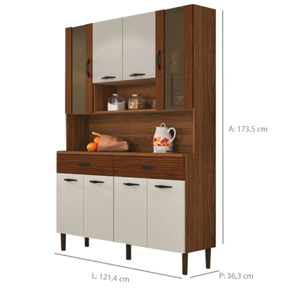 KIT COZINHA KITS PARANA GOLDEN 8 PTS 2 GVS