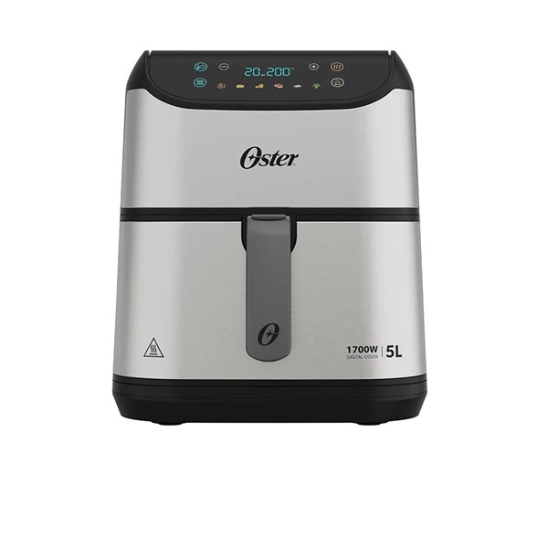 Fritadeira Elétrica Oster Digital 5L, Grelha Easy Clean, Painel Touch