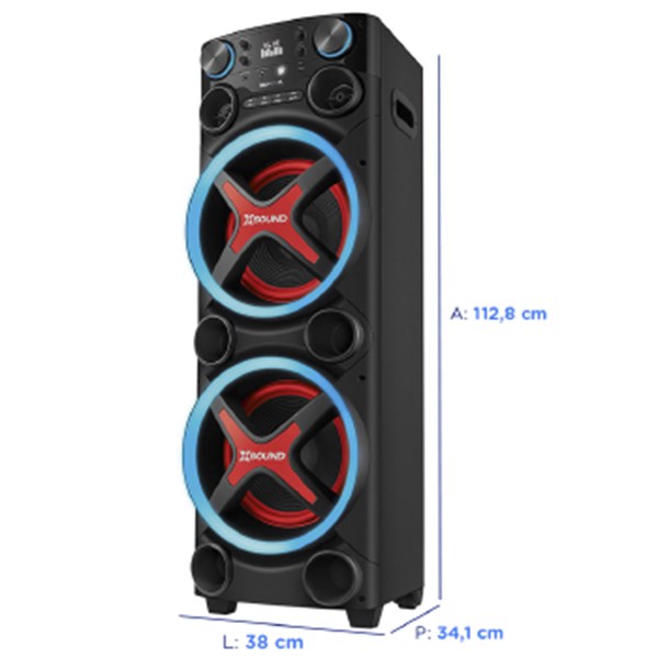Caixa De Som Mondial Torre 2200w Bluetooth - 2501-01