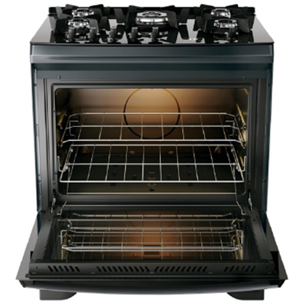 Fogao 5b Dako Supreme Titaniun Mesa De Vidro C/t - 300001821