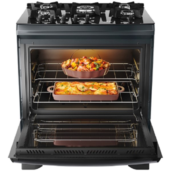Fogao 5b Dako Supreme Titaniun Mesa De Vidro C/t - 300001821