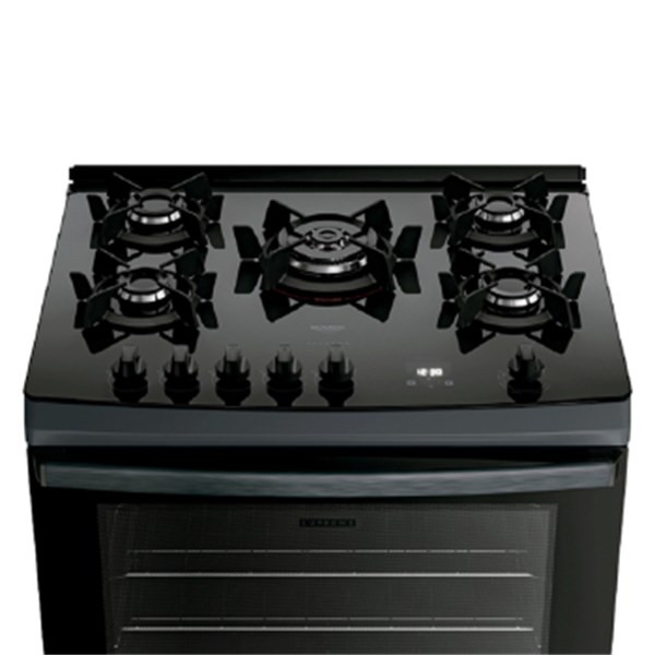 Fogao 5b Dako Supreme Titaniun Mesa De Vidro C/t - 300001821