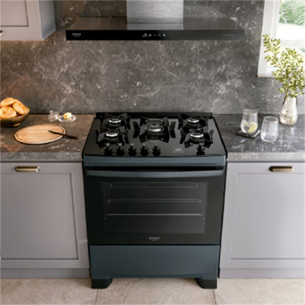 Fogao 5b Dako Supreme Titaniun Mesa De Vidro C/t - 300001821