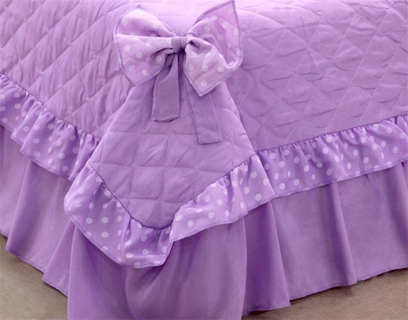Kit Cobre Leito Ursinha Solteiro 3 Peças Lilas