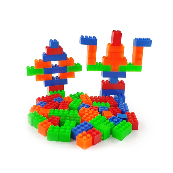 Brinquedo De Montar Interativo Plastico Blocos Infantil