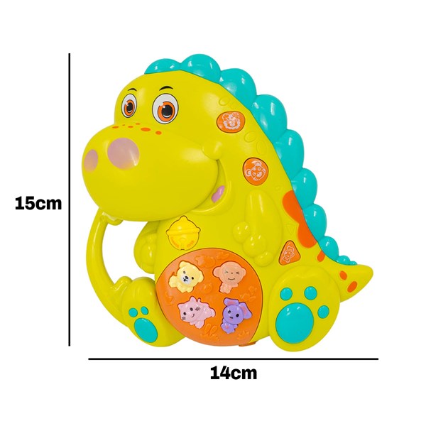Teclado Piano Musical Bebe Brinquedo Infantil Som Dinossauro