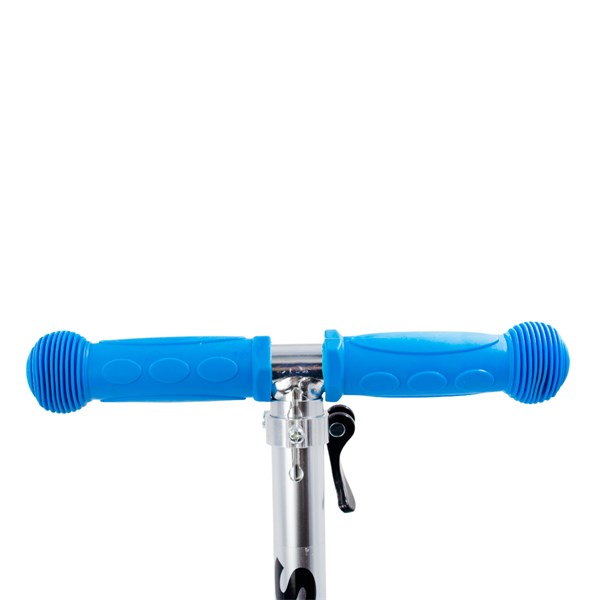 Patinete Regulável Infantil 3 Rodinhas Com Led Até 40kg Azul