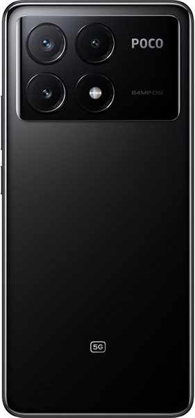 Smartphone Xiaomi POCO X6 Pro 5G 8GB+256GB NFC Dimensity 8300-Ultra 64MP câmera tripla 67W 120Hz AMOLED (Preto)