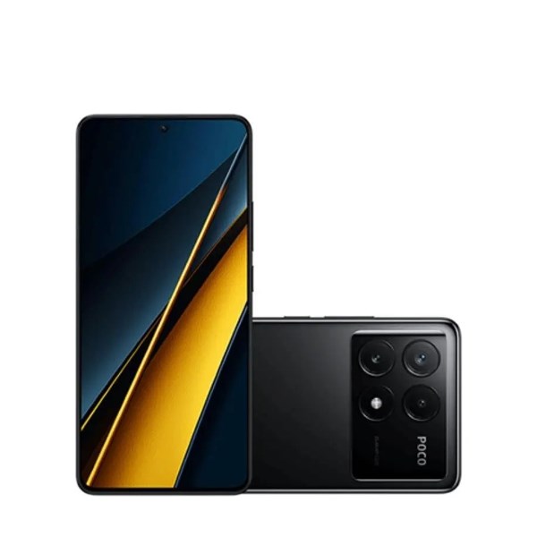 Smartphone Xiaomi POCO X6 Pro 5G 8GB+256GB NFC Dimensity 8300-Ultra 64MP câmera tripla 67W 120Hz AMOLED (Preto)