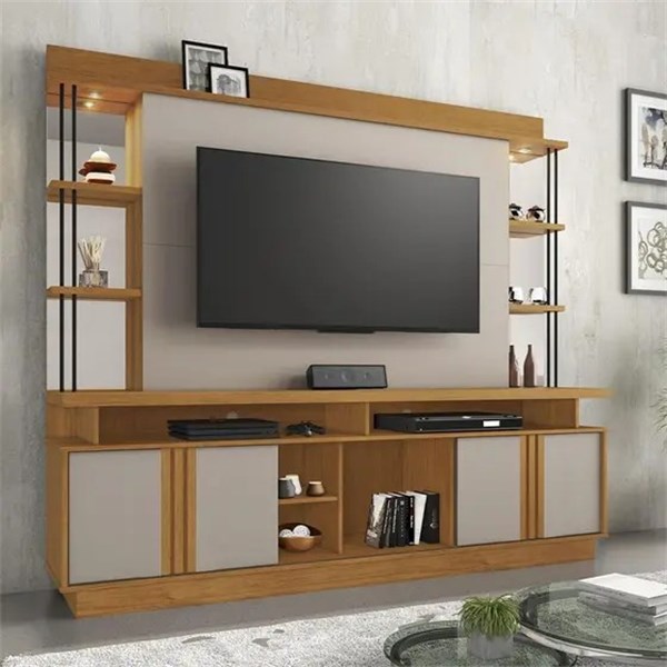 Home Esplendor Para TV Até 65" Cinamomo Off White JCM - JCM Movelaria