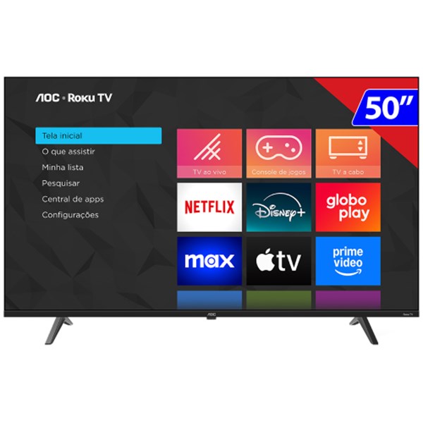 TV 50P AOC LED ROKU SMART 4K WIFI