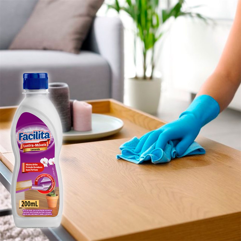 LUSTRA MOVEIS LAVANDA 200ML AUDAX | Alternativa Limpeza