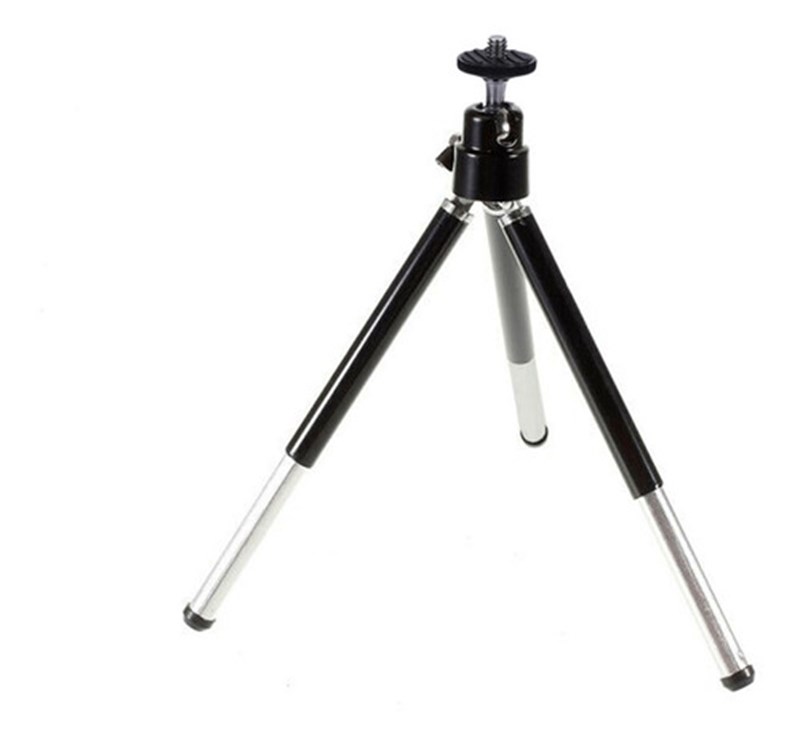 TRIPE DE MESA, PEQUENO, COMPACTO, PARA WEBCAM, PRETO