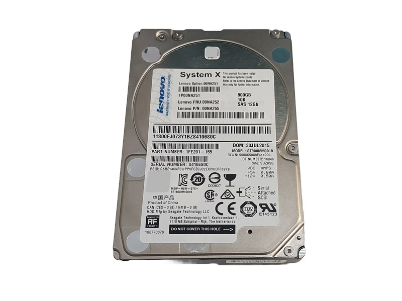 HDD SAS, IBM, 900GB, 2.5", 10K RPM, 128MB, ST900MM0018
