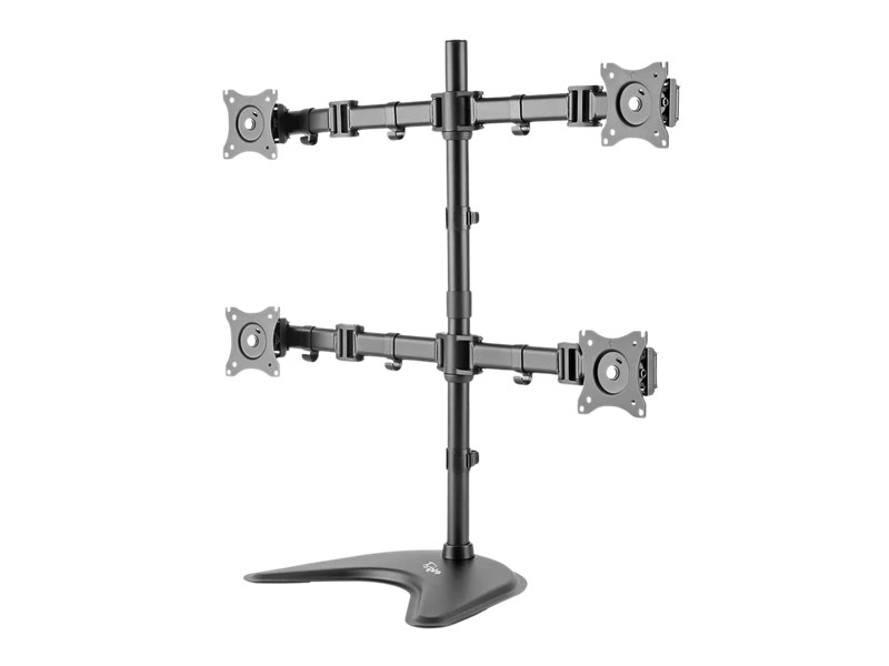 SUPORTE DE 4 MONITORES, MESA, ARTICULADO, COM PEDESTAL, ELG, T160ND4, 15"a 27", SEMINOVO