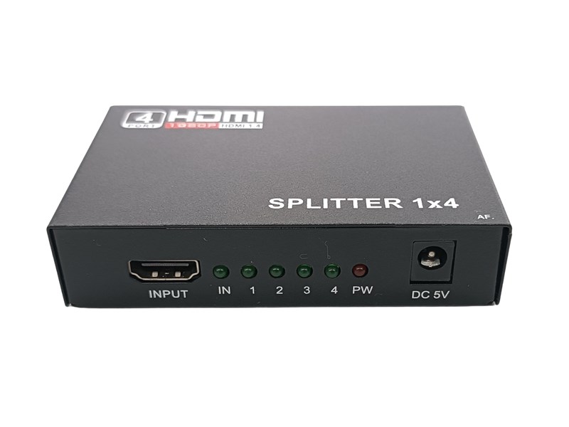 DIVISOR HDMI, 1x4, SPLITTER, FULL HD, SEMINOVO