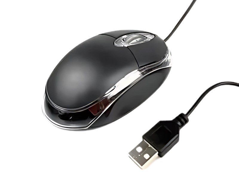 MOUSE COM FIO, CLASSIC, 1200DPI, ÓPTICO, PRETO