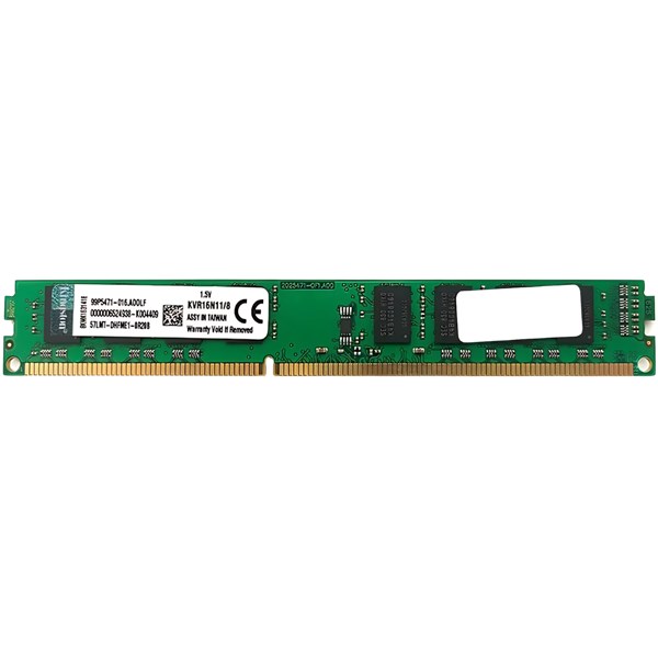 MEMORIA DESKTOP, DDR3, 8GB, 1600 MHZ, 1.5V, KINGSTON, KVR16N11/8