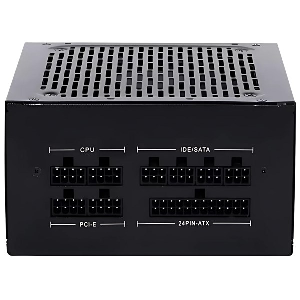 FONTE DE ALIMENTAÇÃO 600W, 80 PLUS, PCYES, FULL- MODULAR, SHOCKER BLACK VULCAN, FM600WBV
