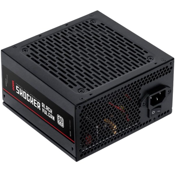 FONTE DE ALIMENTAÇÃO 500W, 80 PLUS, PCYES, FULL- MODULAR, SHOCKER BLACK VULCAN, FM500WBV