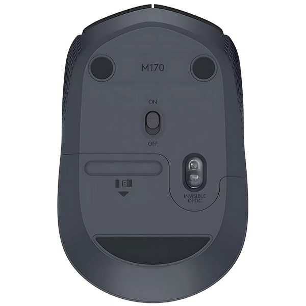 MOUSE LOGITECH, M170, SEM FIO, PRETO