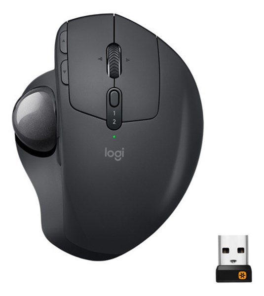 MOUSE SEM FIO, LOGITECH, MX ERGO, TRACKBALL, GRAFITE