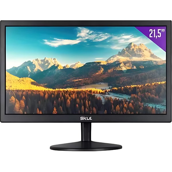 MONITOR LED 21.5", SKUL, BASE FIXA, SM2155MS