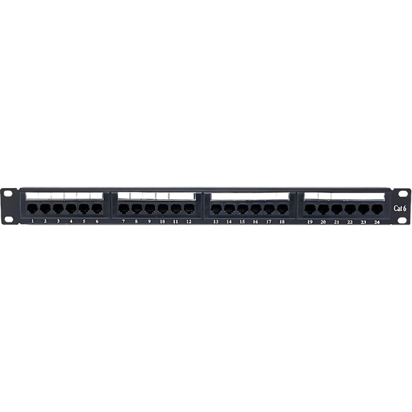 PATCH PANEL CAT6, 24 PORTAS, SECLAN