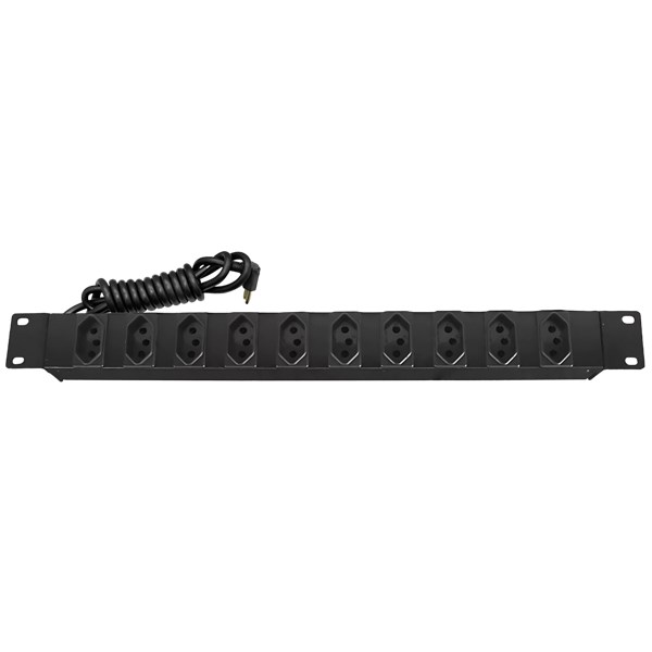 REGUA DE ENERGIA, COM 10 TOMADAS, 20A, PARA RACK, MAX ELETRON