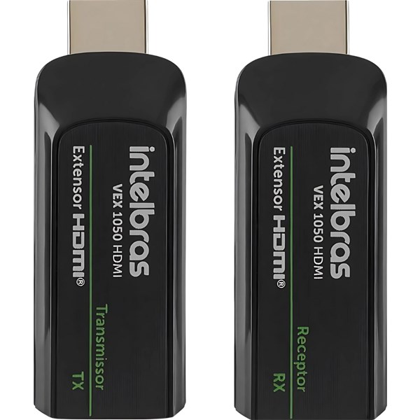 EXTENSOR DE VIDEO HDMI VIA CABO DE REDE, VEX 1050, INTELBRAS