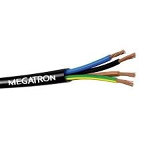 CABO PP, TRIPOLAR, 1,5MM, FLEXÍVEL, MEGATRON, PRETO