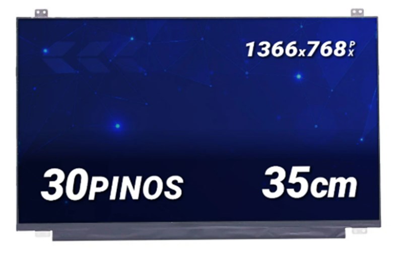 TELA LED SLIM, HD, 15.6", 1366x768, FOSCA