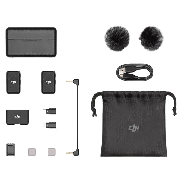 MICROFONE WIRELESS, DJI MIC, PARA CAMERAS E SMARTPHONES