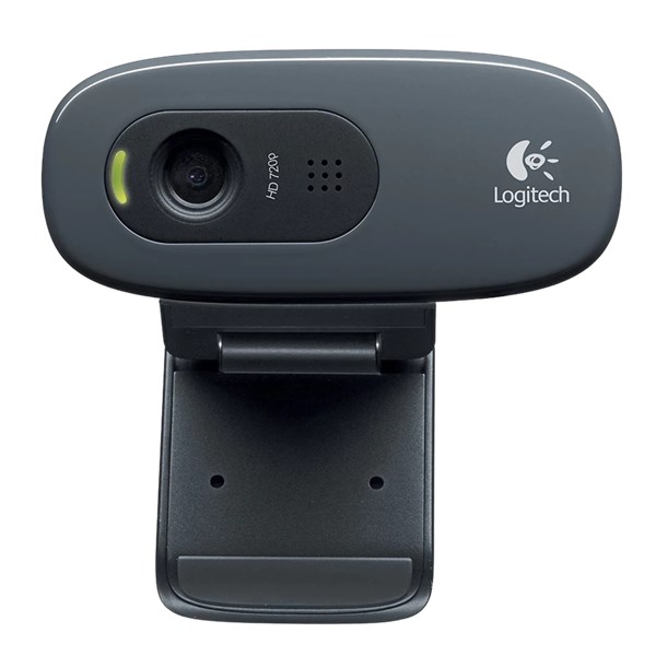 WEBCAM, LOGITECH, HD, PRETA, C270