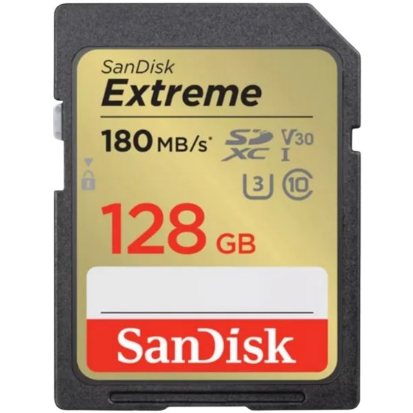 CARTAO DE MEMORIA SD EXTREME, 128GB, SANDISK