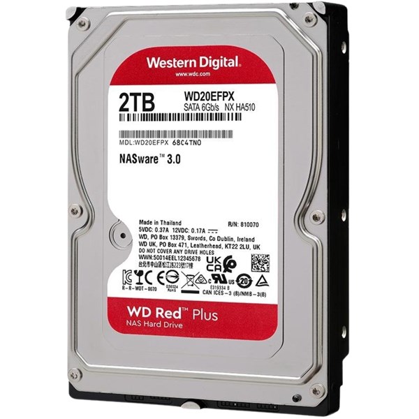 HDD WESTER DIGITAL, RED NAS, 2TB, 7200RPM, WD20EFPX