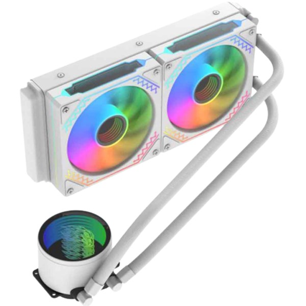 WATER COOLER, WAC8 KMEX INFINITE SPACE, 240MM, ARGB, BRANCO