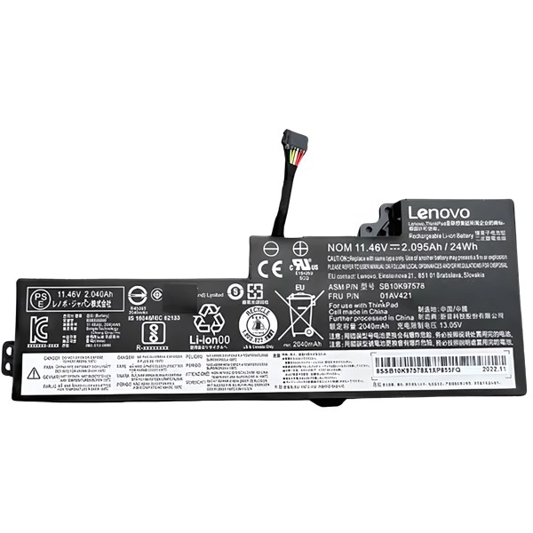 BATERIA PARA NOTEBOOK, LENOVO, ORIGINAL, T470 T480 A485 A475