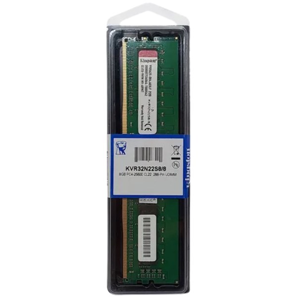 MEMORIA DESKTOP, DDR4, 8GB, 3200 MHZ, KINGSTON, KVR32N22S8/8