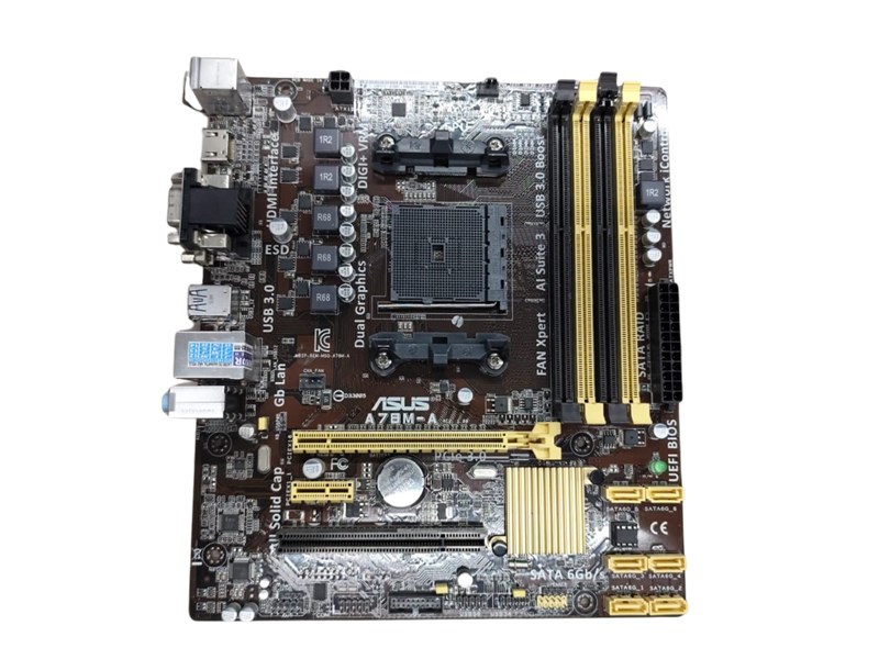 PLACA MAE AMD, ASUS, A78M-A, AMD A78, SEMINOVO
