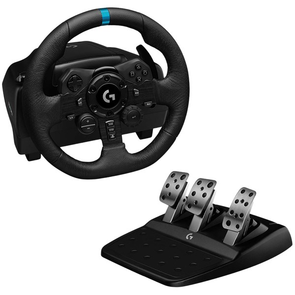 VOLANTE E PEDAIS LOGITECH, TRUEFORCE, G923, PRETO