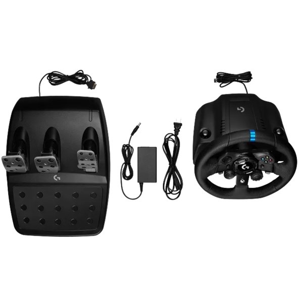 VOLANTE E PEDAIS LOGITECH, TRUEFORCE, G923, PRETO