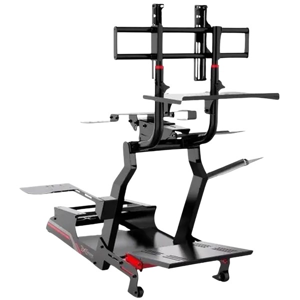 COCKPIT SIMULADOR, ESTAÇÃO COMPLETA, VE.3, EXTREME SIMRACING, BANCO VERMELHO