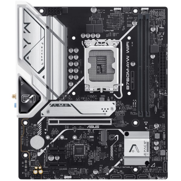 PLACA MAE INTEL, ASUS PRIME, B760M-AYW WIFI II, LGA1700, DDR5