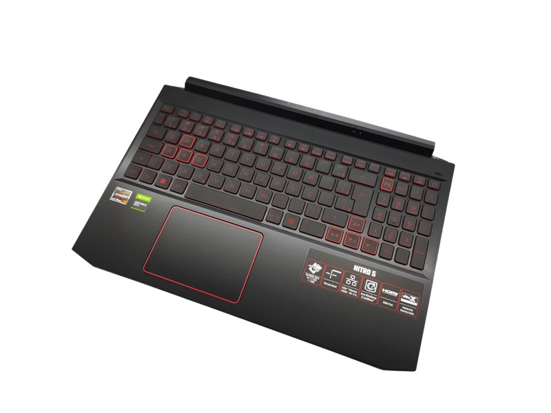 CARCAÇA BASE SUPERIOR COM TECLADO, ACER, NITRO 5, AN515-44-R4KA, SEMINOVO