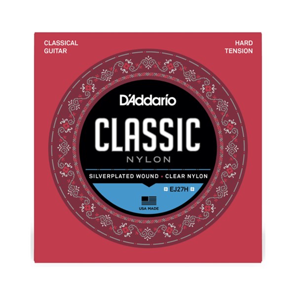 ENCORDOAMENTO VIOLÃO NÁILON NYLON 029-044 STUDENT CLASSICS HARD TENSION EJ27H - D´ADDARIO