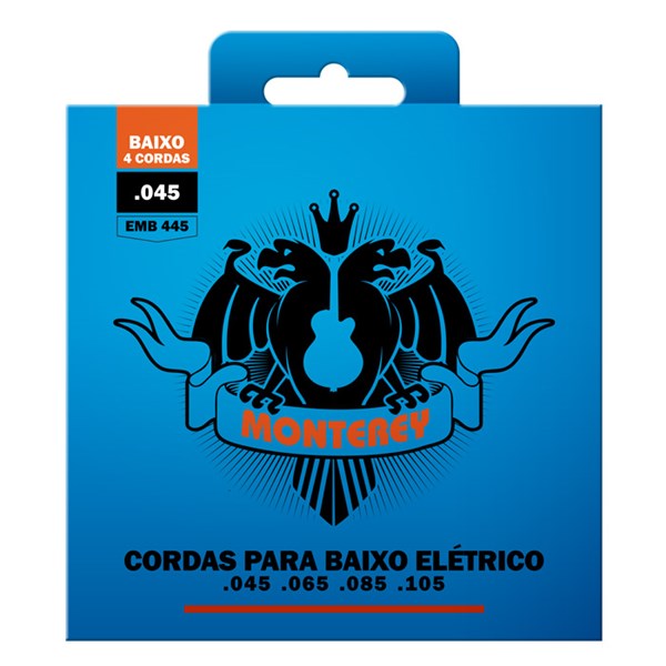 ENCORDOAMENTO CONTRABAIXO 4 CORDAS 045-105 EMB 445 - MONTEREY