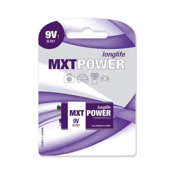 BATERIA 9V ALCALINA 6LR61 28.17.74 - MXT