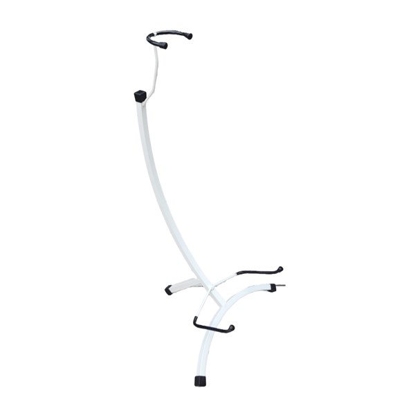 SUPORTE PARA VIOLÃO DE CHÃO FIXO COM ENCOSTO BRANCO G2002 - G2MUSIC